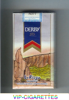 Derby La Rioja 100s cigarettes soft box