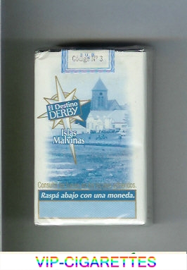 Derby El Destino Derby Suaves Islas Malvinas cigarettes soft box