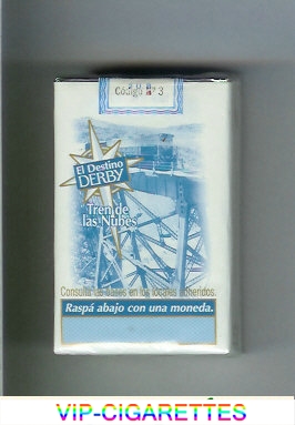 Derby El Destino Derby Suaves Tren de las Nubes cigarettes soft box