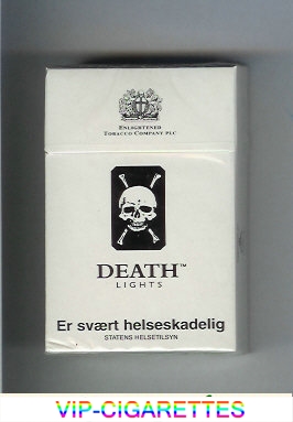 Death Lights cigarettes hard box