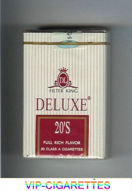 Deluxe 20s Full Rich Flavor cigarettes soft box