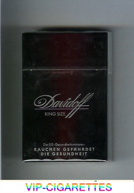 Davidoff King Size cigarettes hard box