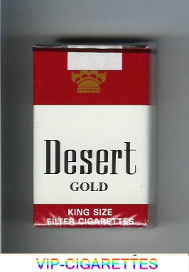 Desert Gold cigarettes soft box