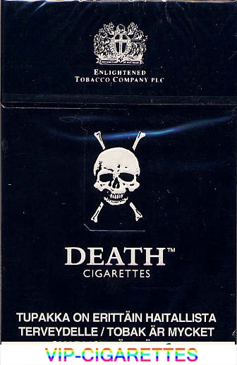 Death cigarettes hard box