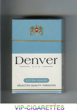 Denver Extra Suave cigarettes hard box