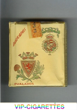 Delicados Ovalados yellow cigarettes soft box
