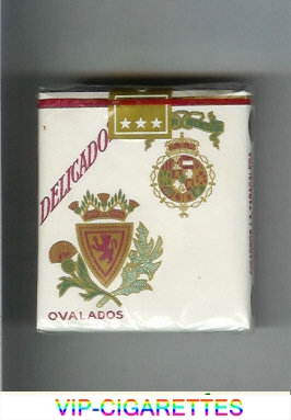 Delicados Ovalados white cigarettes soft box