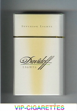 Davidoff Lights Superior Lights 100s cigarettes hard box