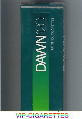 Dawn Menthol 120s cigarettes soft box