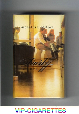 Davidoff Classic collection design Signature Edition 100s cigarettes hard box