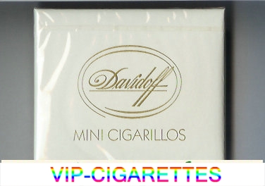 Davidoff Mini Cigarillos cigarettes wide flat hard box