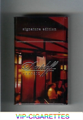 Davidoff Classic Signature Edition 100s cigarettes hard box