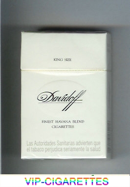 Davidoff Finest Havana Blend cigarettes hard box