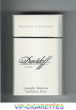 Davidoff One Infinite Lightness 100s cigarettes hard box