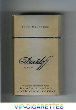 Davidoff Mild Fine Mildness 100s cigarettes hard box