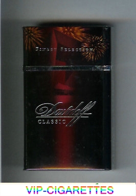 Davidoff 100s cigarettes collection design Classic Finest Selection hard box