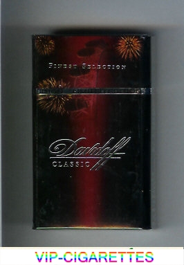 Davidoff Classic collection design Finest Selection 100s cigarettes hard box