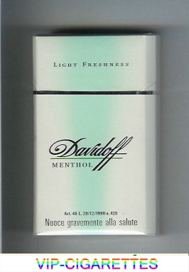 Davidoff Menthol Light Freshness 100s cigarettes hard box