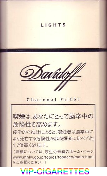 Davidoff Lights 100s cigarettes hard box