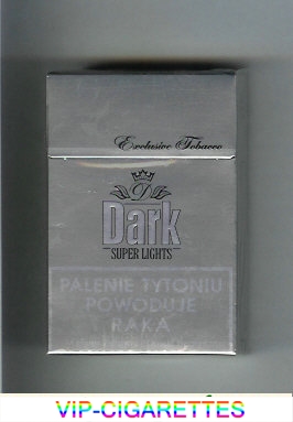 Dark 'D' Super Lights cigarettes hard box