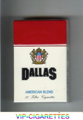 Dallas American Blend cigarettes hard box