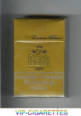 Dark 'D' Lights cigarettes hard box