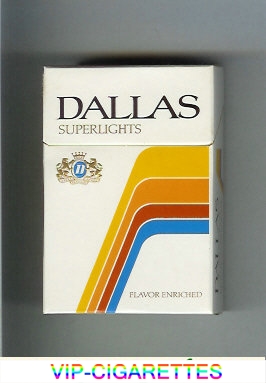 Dallas Superlights cigarettes hard box