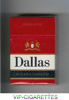 Dallas Virginia Blend cigarettes hard box