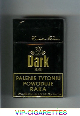 Dark 'D' Blend cigarettes hard box
