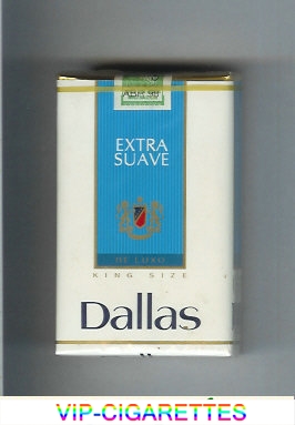 Dallas De Luxo Extra Suave cigarettes soft box