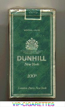 Dunhill Menthol Lights 100s cigarettes soft box