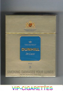 Dunhill De Luxe Mild 25 cigarettes hard box