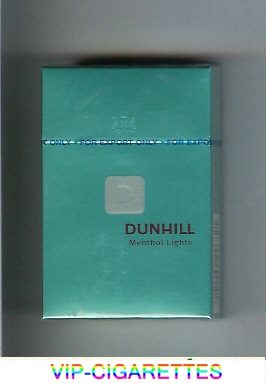 Dunhill D Menthol Lights cigarettes hard box