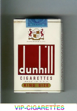 In Stock Dunhill Cigarettes King Size Made in USA soft box Online