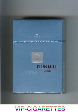 Dunhill D Lights cigarettes hard box