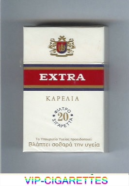 Extra Karelia T 20 Cigarettes hard box