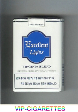 Excellent Lights Virginia Blend cigarettes soft box