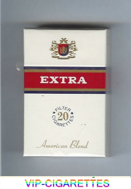 Extra 20 Filter Cigarettes American Blend hard box