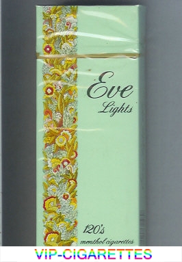 EVE Lights 120s Menthol cigarettes hard box