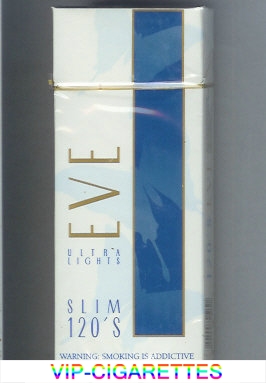 EVE Ultra Lights Slim 120s cigarettes hard box