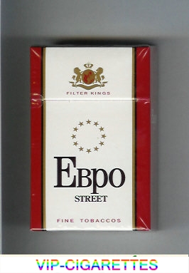 EBPO T Street white and red cigarettes hard box