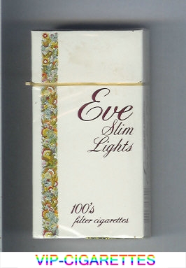 EVE Slim Lights 100s Filter cigarettes hard box