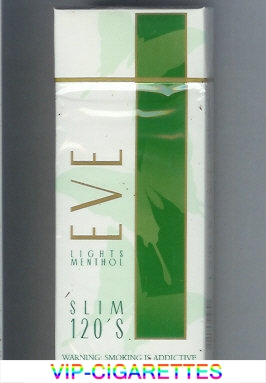 EVE Lights Menthol Slim 120s cigarettes hard box