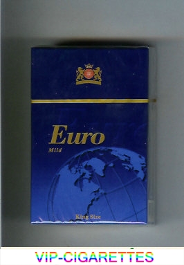 Euro Mild cigarettes hard box