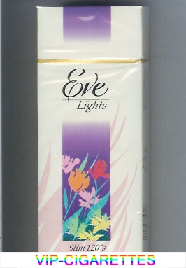 EVE Lights Slim 120s cigarettes hard box