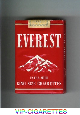 Everest Extra Mild King Size Cigarettes soft box