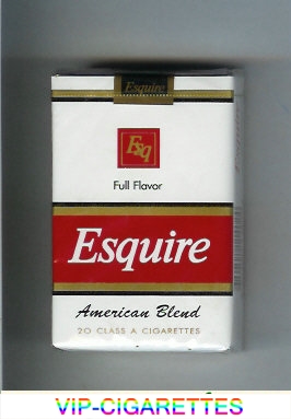 Esquire American Blend Full Flavor cigarettes soft box