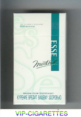 Esse Menthol 100s cigarettes hard box