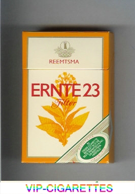 Ernte 23 Filter white and orange cigarettes hard box