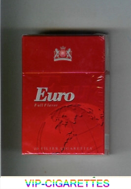 Euro Full Flavor cigarettes hard box